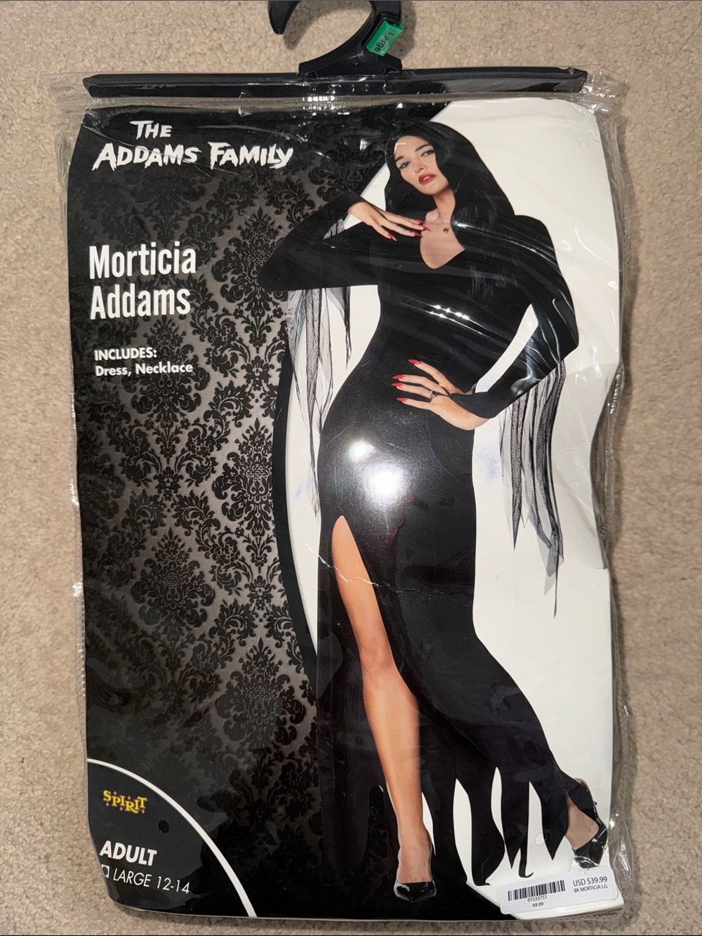 The Addams Family Morticia Addams Costume